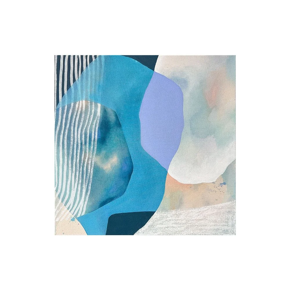 Wonder and Delight - abstract mixed media painting on canvas