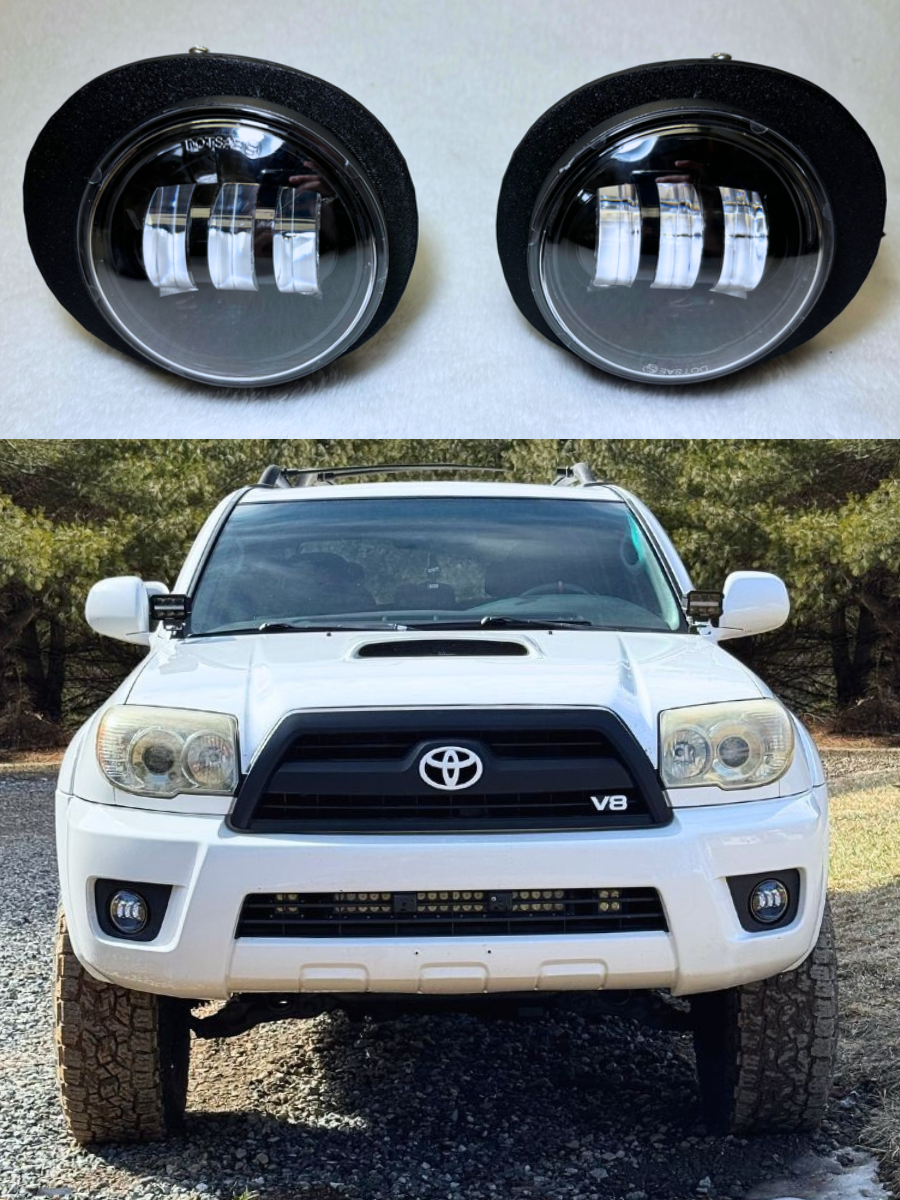 Toyota 4Runner Black Fog Lights (2006-2009)  Trail Runner Customs