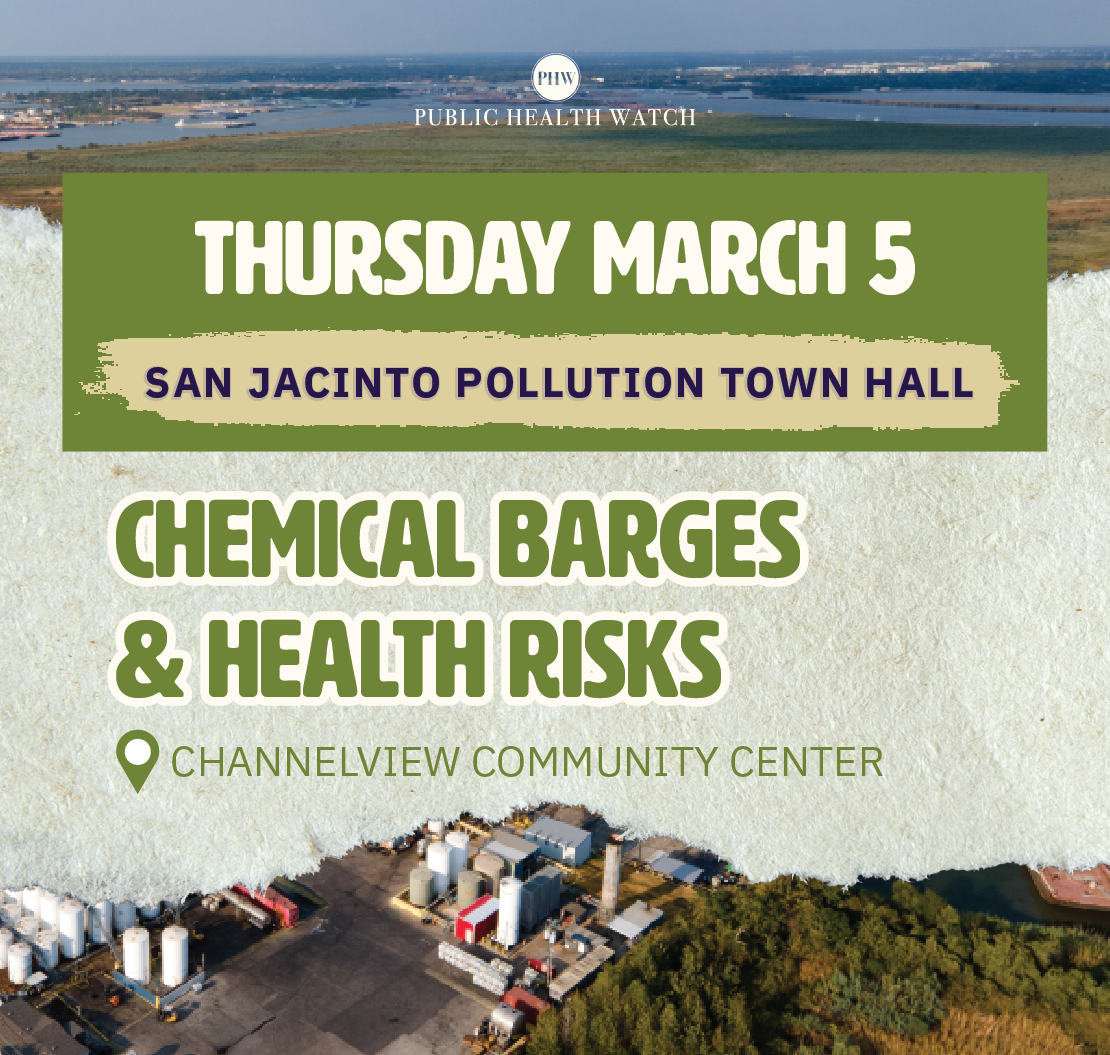 Public Health Watch Town Hall