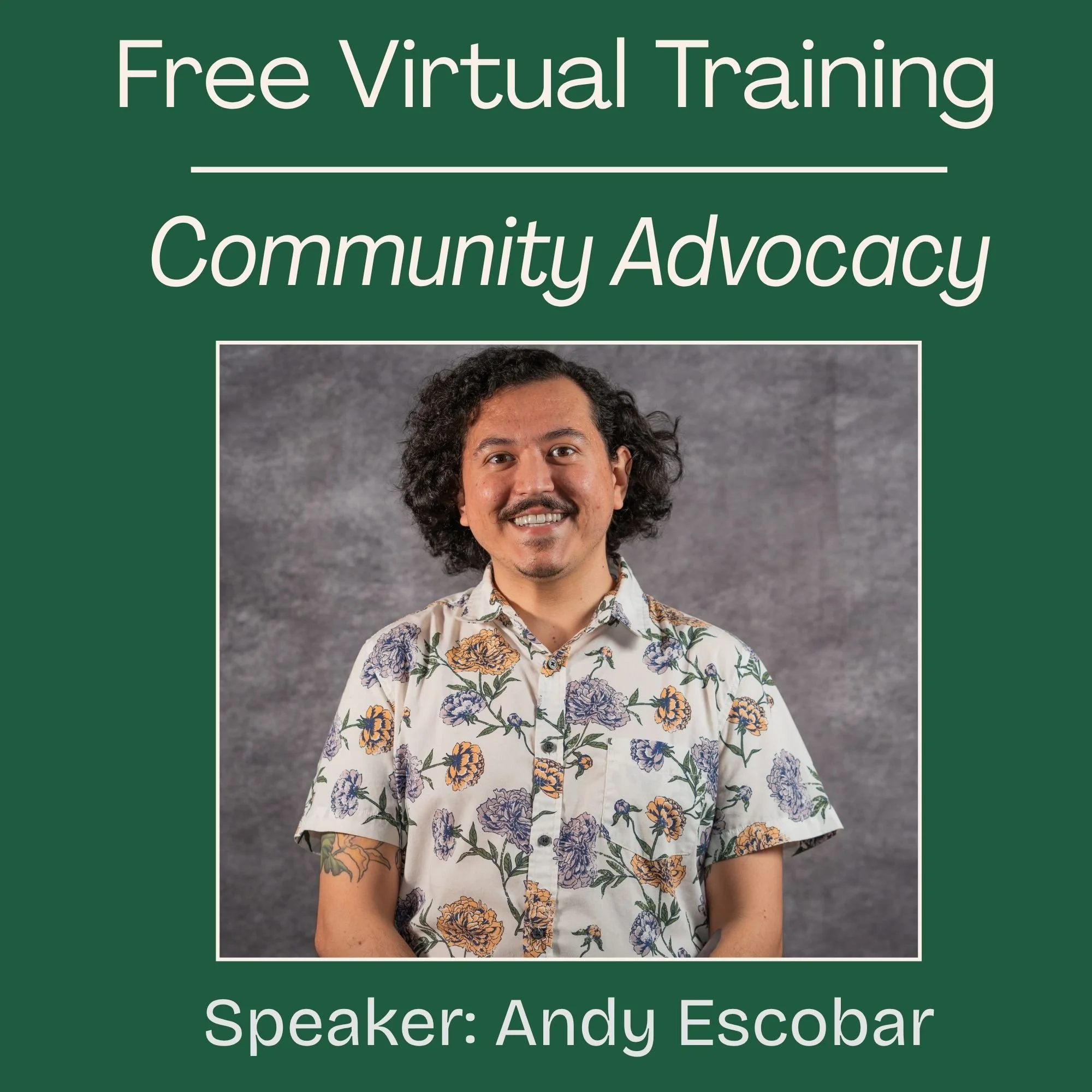 Free Virtual Training: Community Advocacy