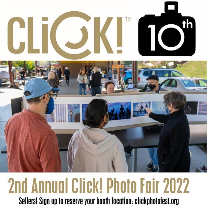 The second annual click! Photo fair will be Sunday, October 2nd. Visit clickphotofest.org to reserve your spot. #clickphotofest #clickphotofair