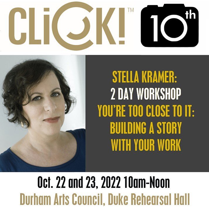 Register for the two day workshop with Stella Kramer. #clickacademy #clickphotofest #click120 #click2022