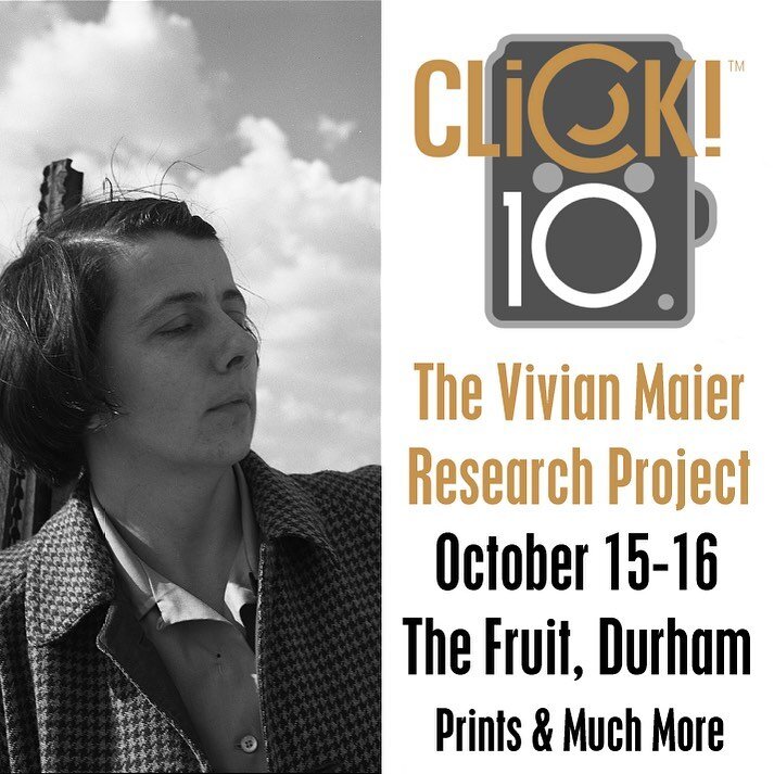 The Click! Photography Festival presents
Seeing Through Vivian Maier&rsquo;s Eyes: The Vivian Maier&nbsp;Research&nbsp;Project.
TWO&nbsp;DAYS ONLY
&nbsp;Saturday, October 15th and Sunday, October 16th&nbsp;, 2022
Visit www.clickphotofest.org for more