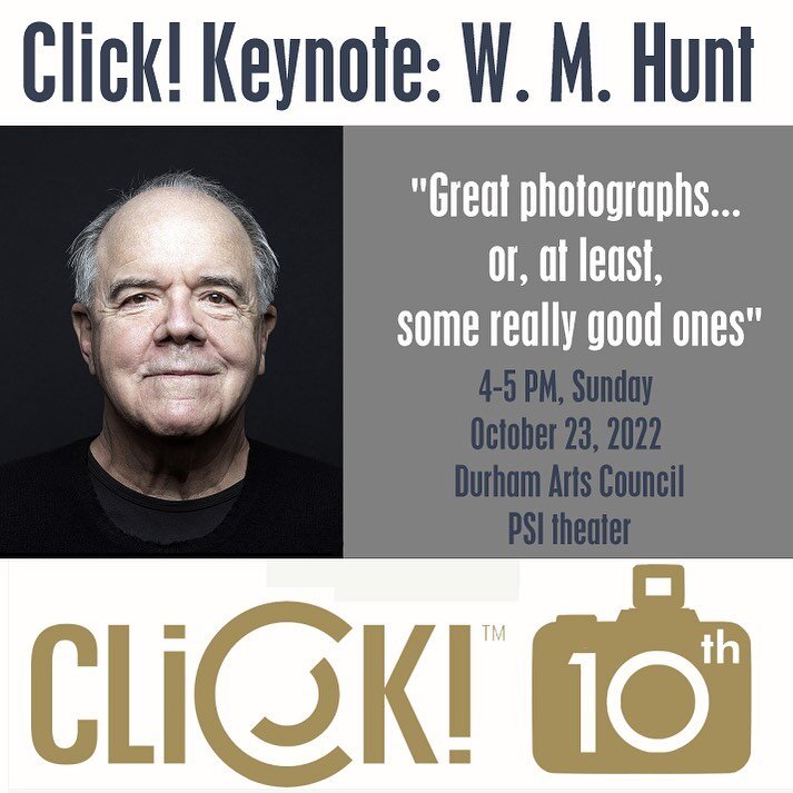 Bill Hunt will give a keynote address during Click! 120. He is a wonderfully entertaining speaker. This is not to be missed. #clickphotofest #click120 #click2022 #clickacademy for more info visit www.clickphotofest.org