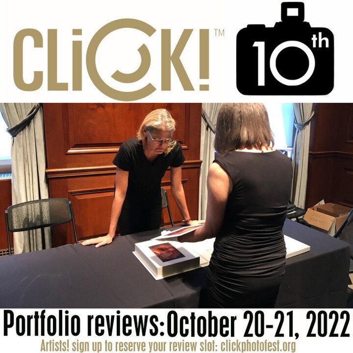 Mark your calendars! Registration opens on August 17th at 9am EST. The Click! Portfolio reviews will be live and in person once again this fall. Visit https://www.clickphotofest.org/portfolio-reviews for more info. #clickphotofest #portfolioreviews #