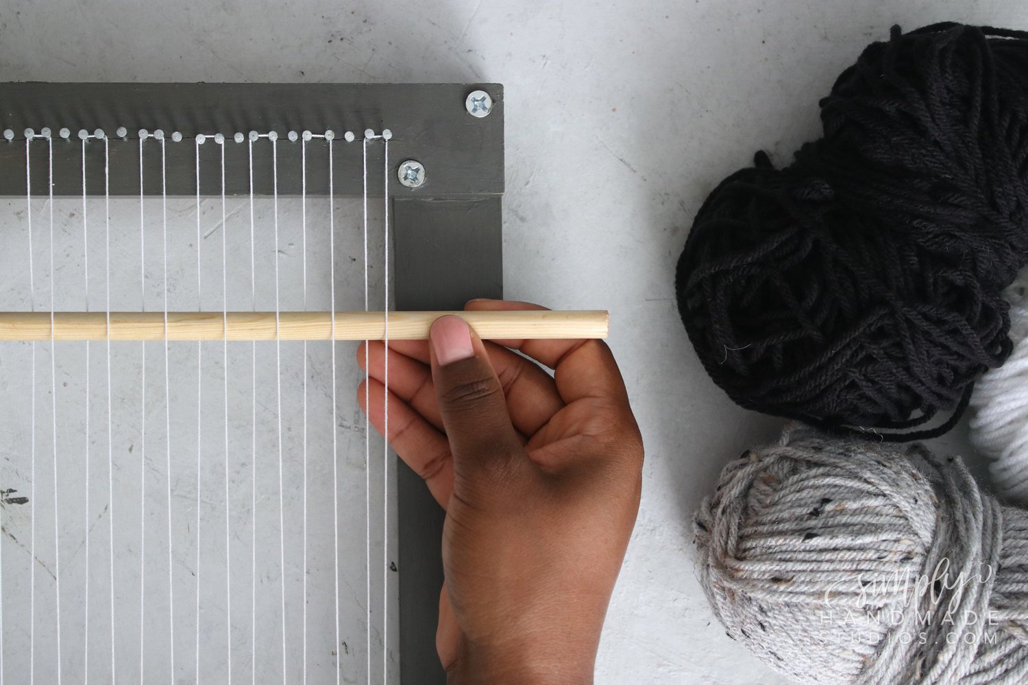 The Loom: How to Make a Weaving Loom — SIMPLY HANDMADE STUDIOS