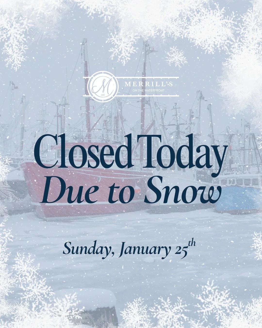 Due to the upcoming storm we will remain closed today to assure the safety of our staff.

Stay warm, stay safe, and Go Patriots! 🏈❄️