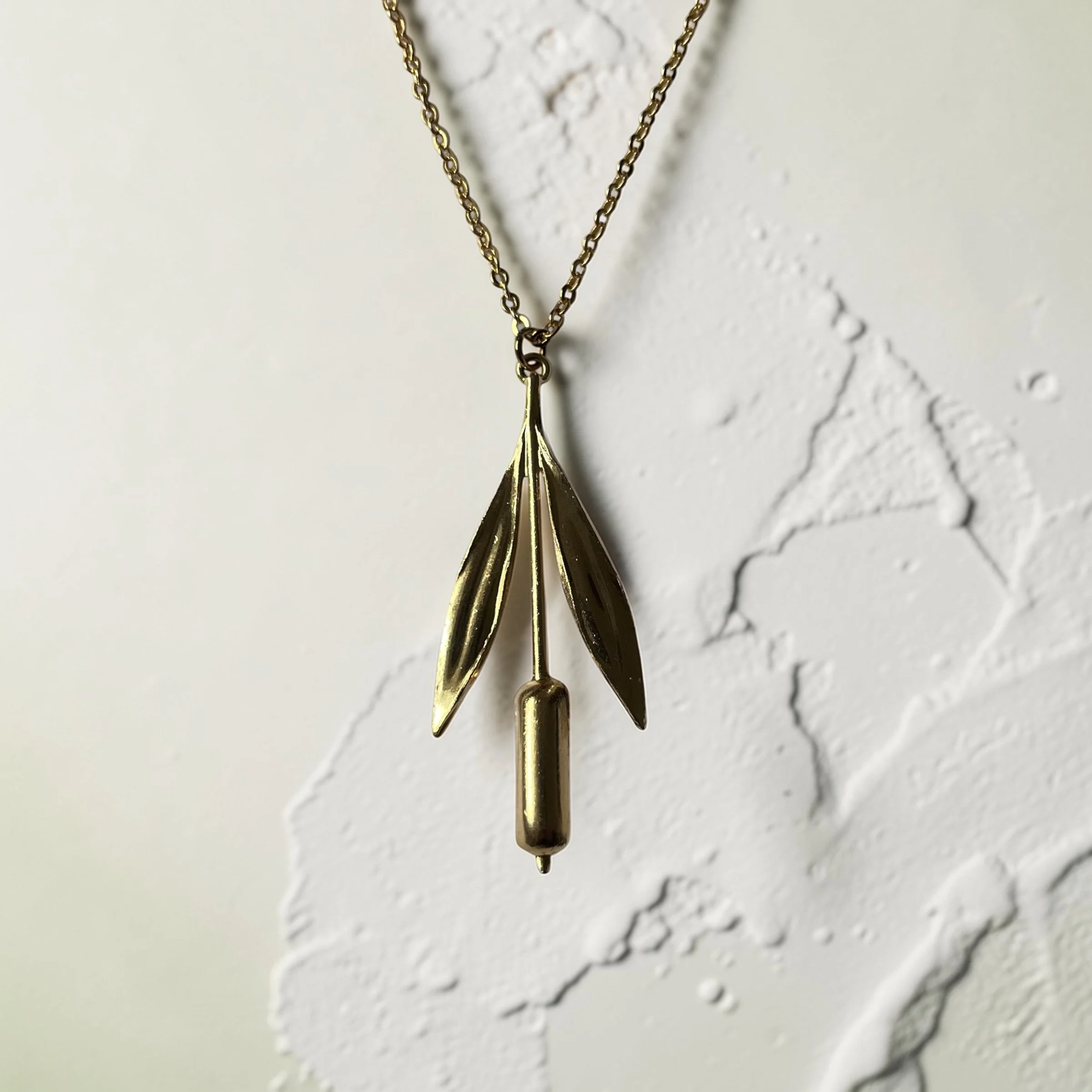 Golden Reed Necklace