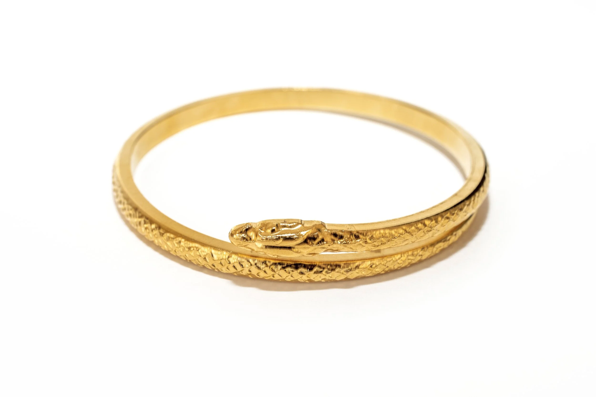 Bracelet jonc serpent