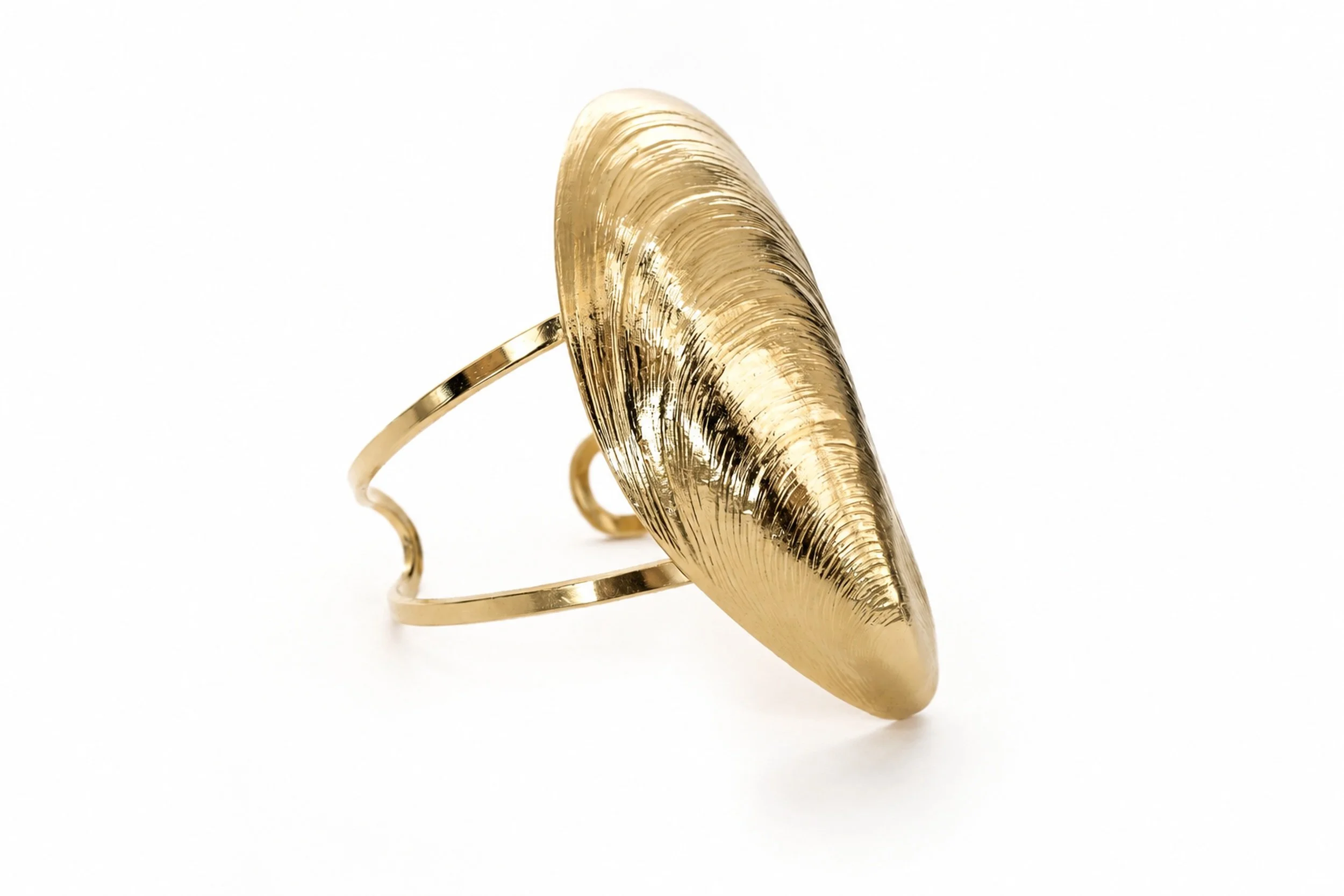 Mussel Shell Cuff Bracelet