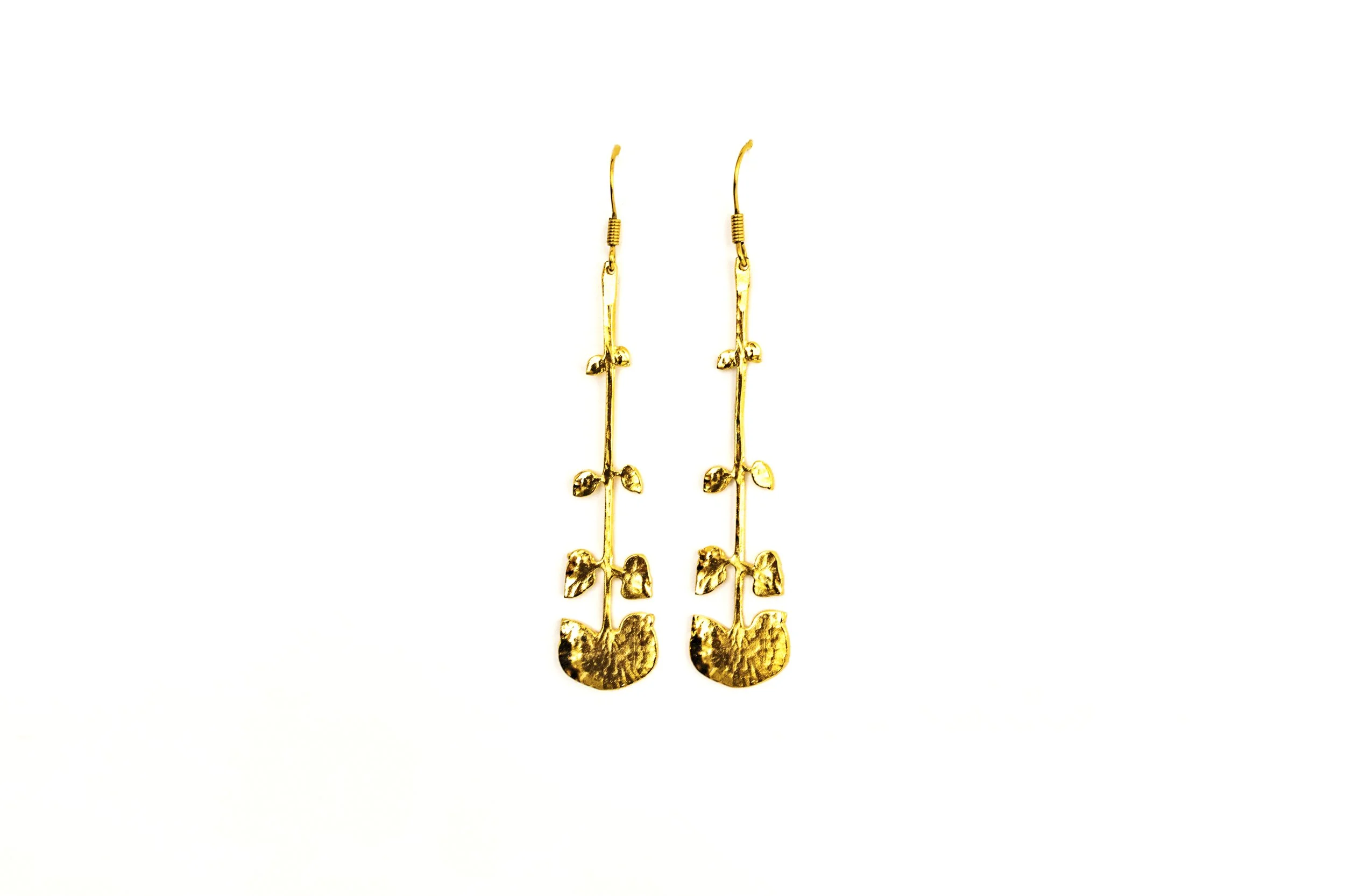 Boucles d’oreilles gingko