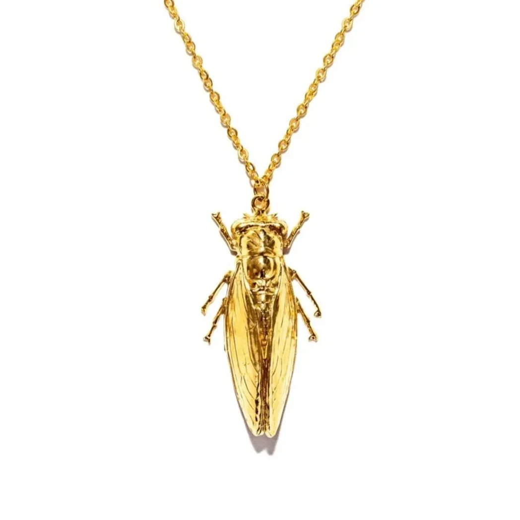Collier grande cigale