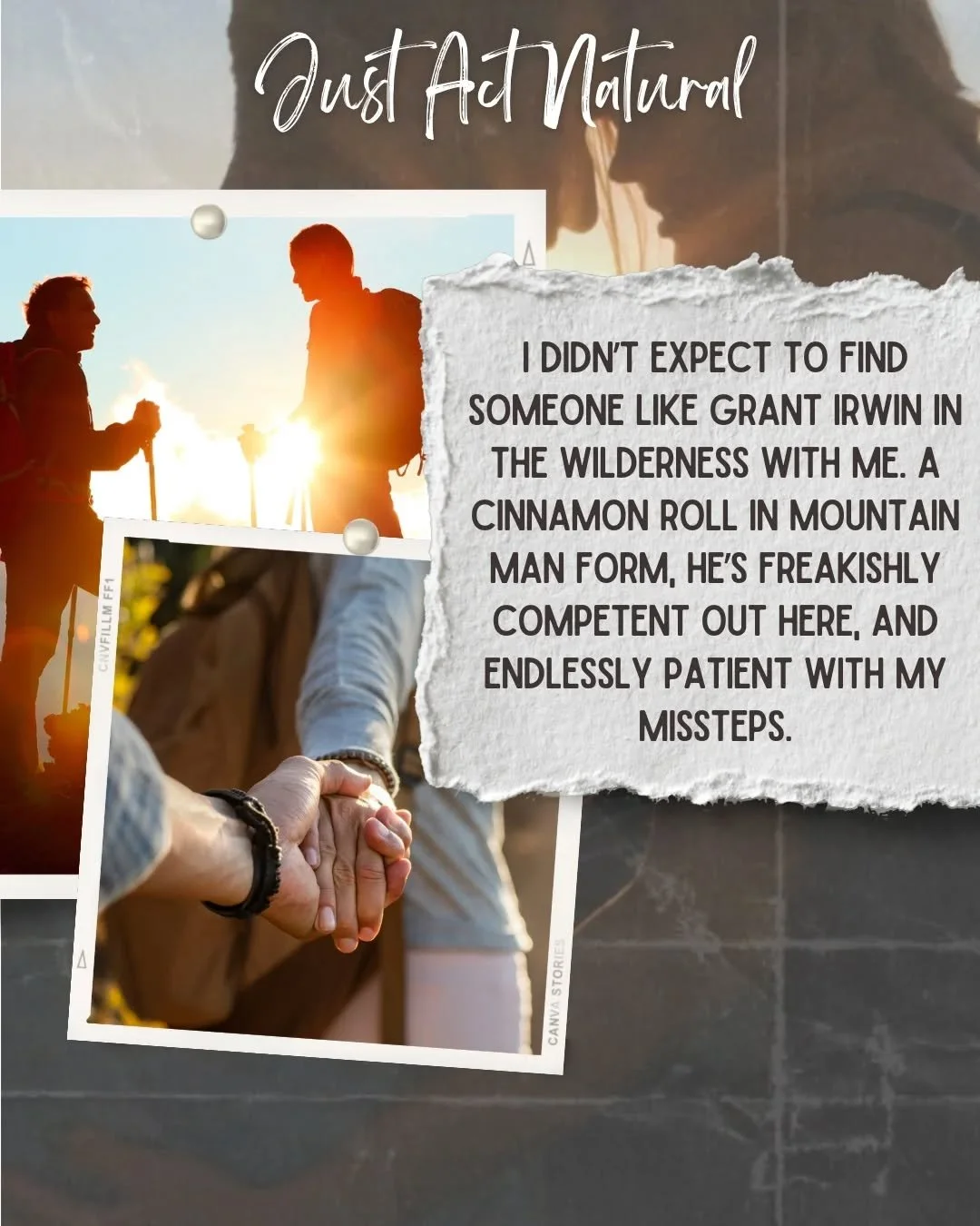 🎧🎧🎧

I have to be embarrassingly honest. I want to share a clip from Just Act Natural's audiobook here, but I can't do it. I can't figure it out! 😆😆 There's a blank space in my brain where those steps go, I'm sorry.

So I put a little clip on Bo