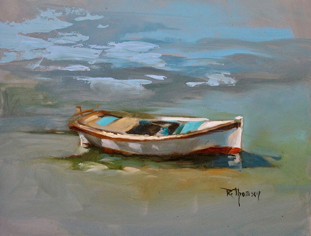 Study of a Boat   8’ x 10"   Oil on Panel