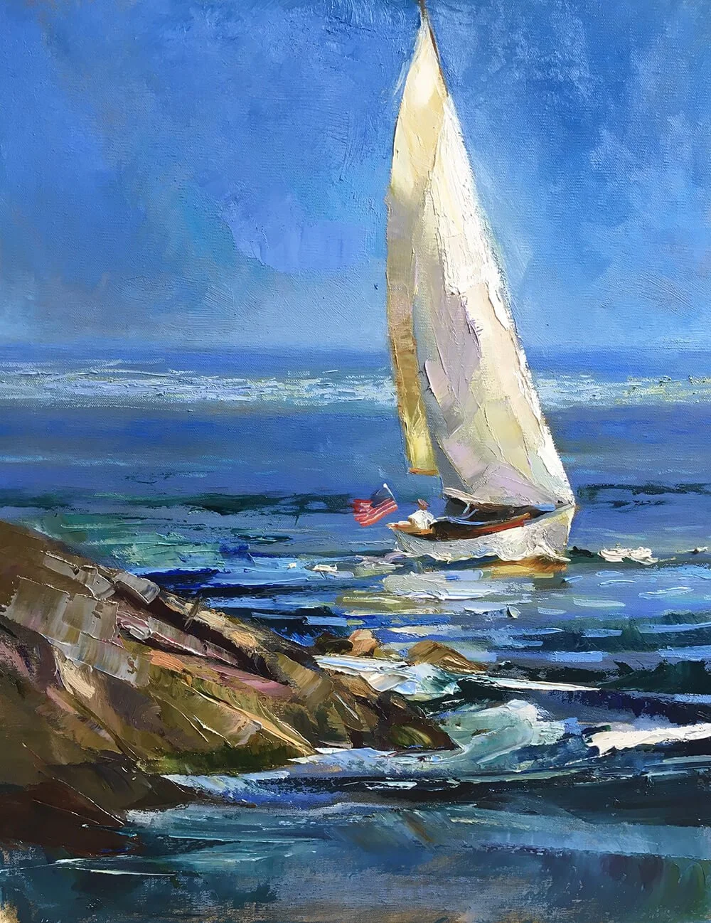 Narrow Passage   16” x  20"   Oil on Linen