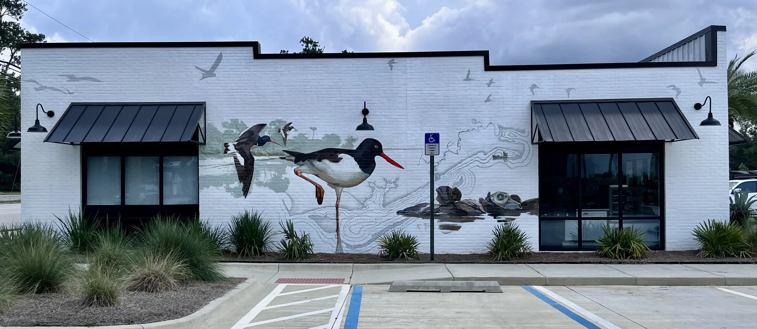 St. James Mural   50' x 15'   Acrylic on Brick