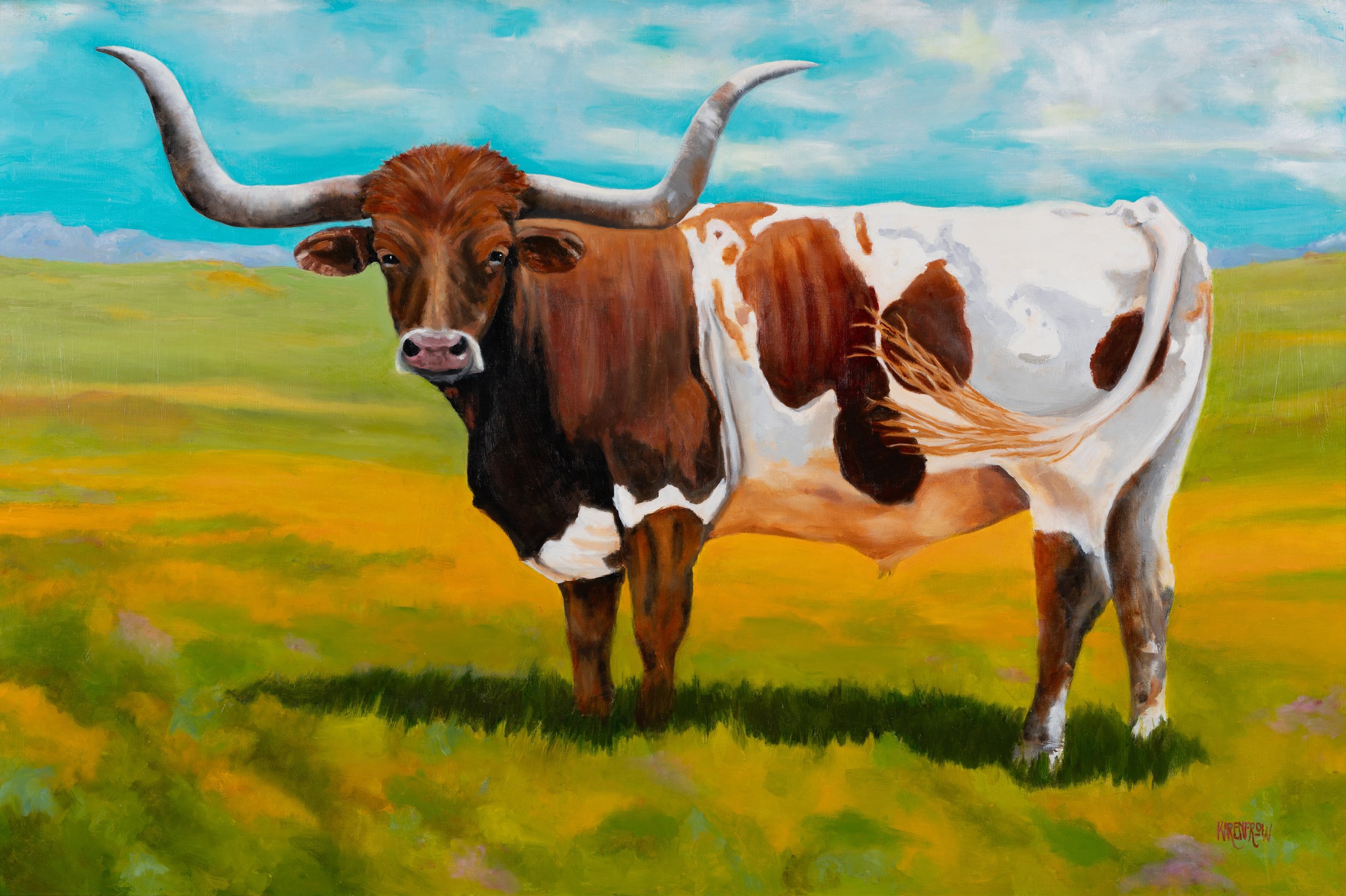 Out Standing in His Field
24”x36”
Oil on Stretched Canvas