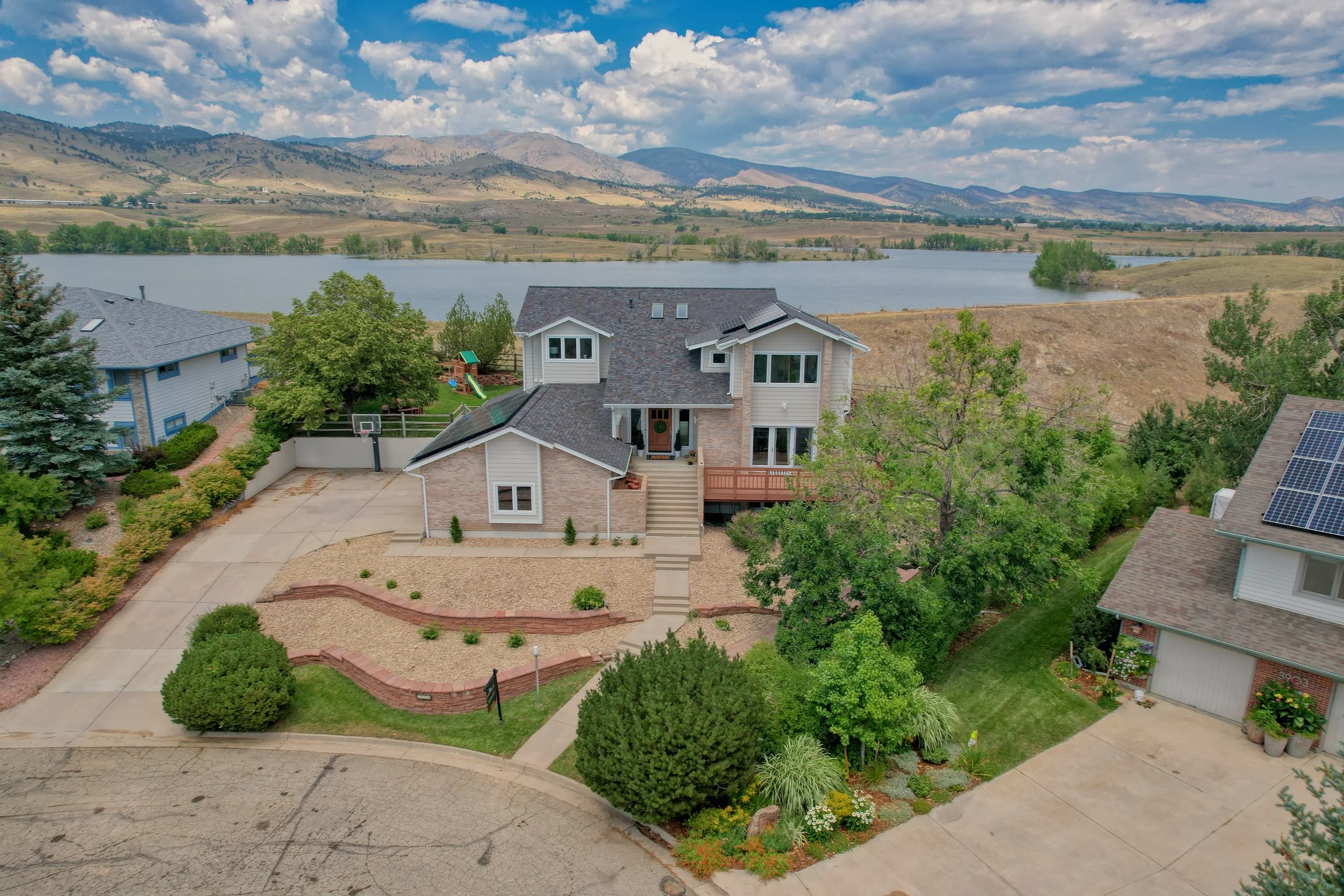 Aerial drone real estate photography in Colorado
