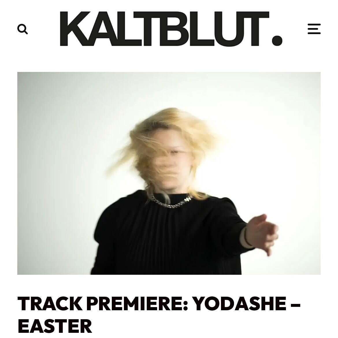 My new single EASTER has been out in the 🌍 for almost a week now!

Thanks so much to everyone who has streamed it and for all the wonderful feedback received🙏

Special thanks to @kaltblut_magazine for an amazing premiere 💗💗💗 

#newmusic #newsing