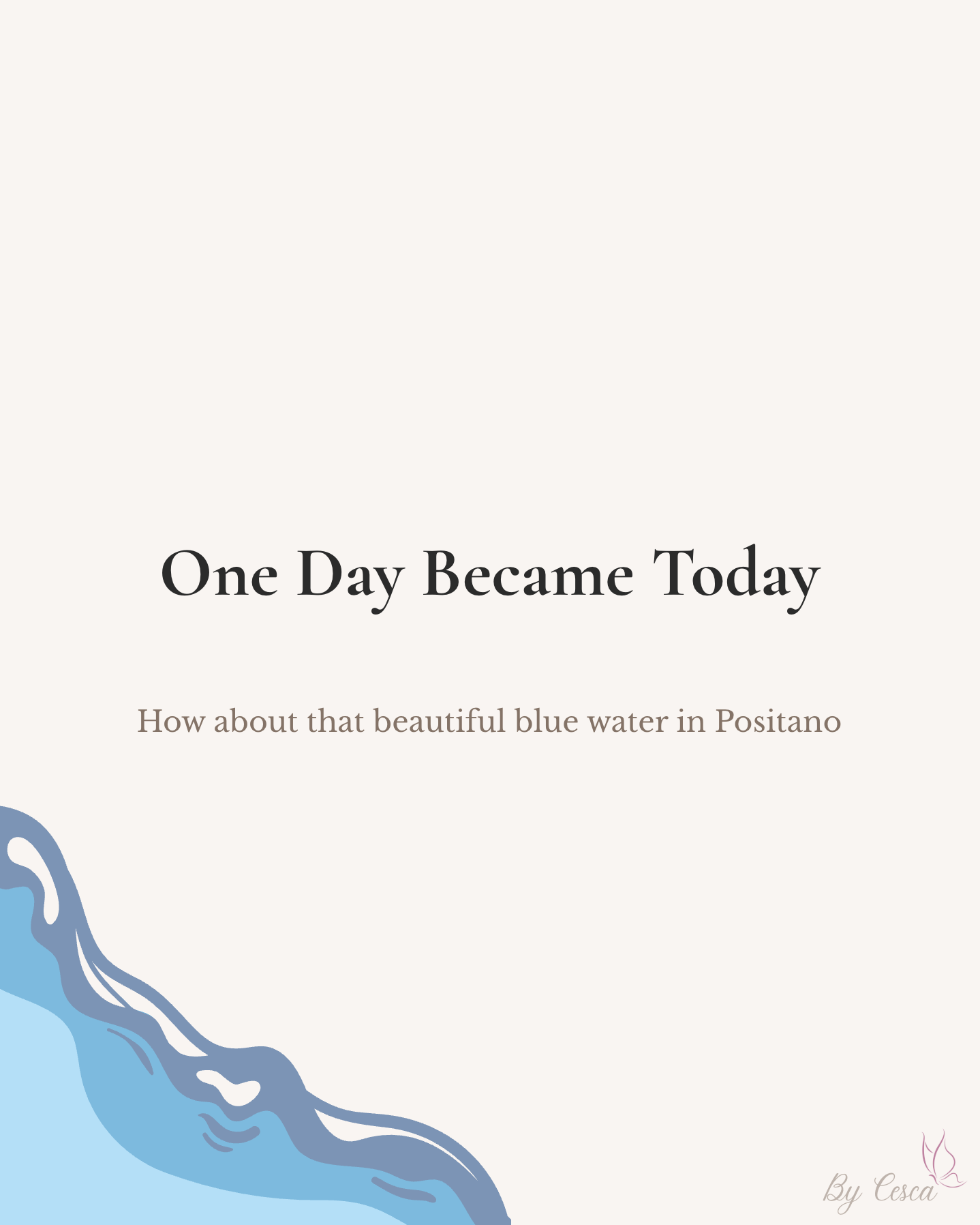 One Day Became Today