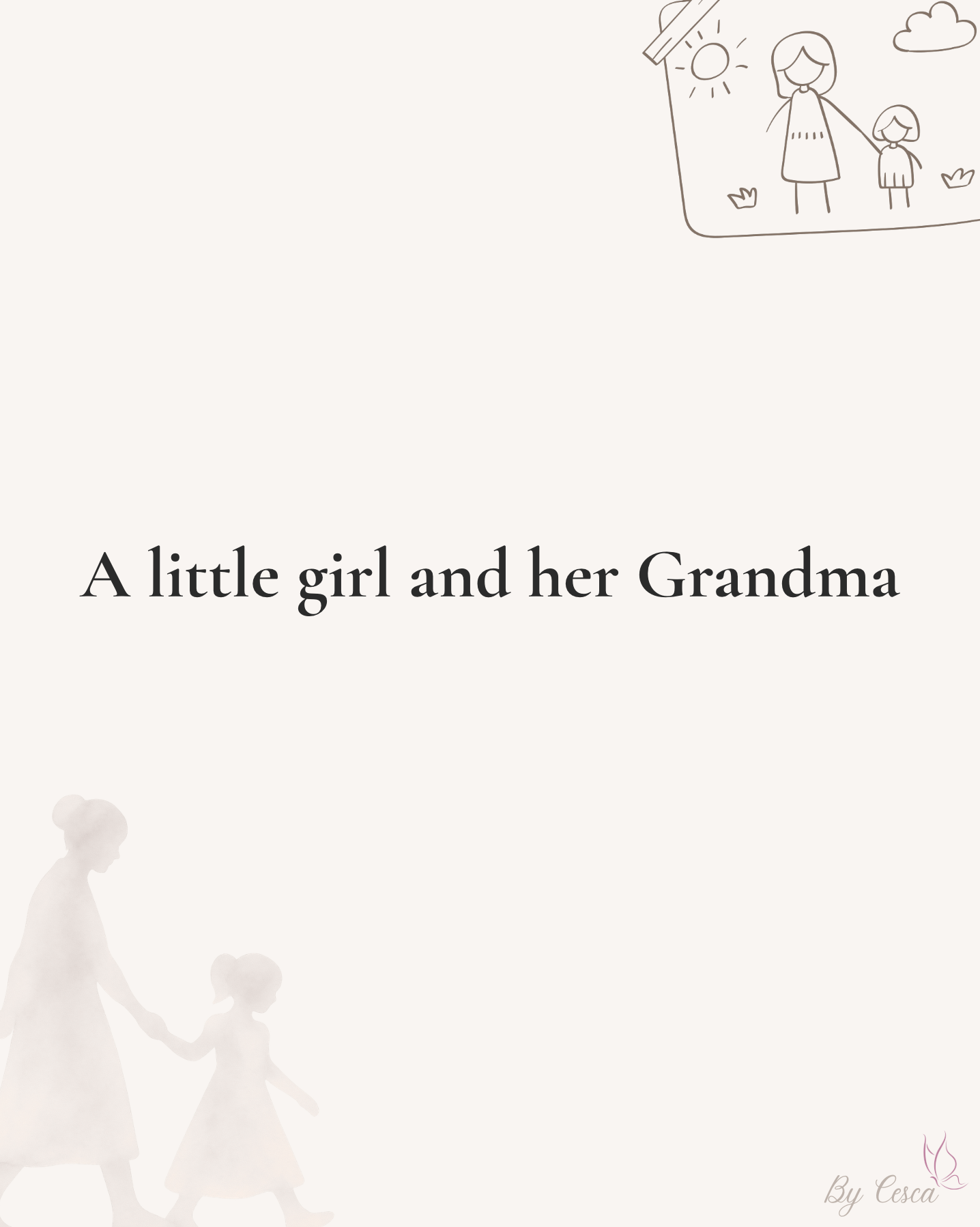 A little girl and her Grandma