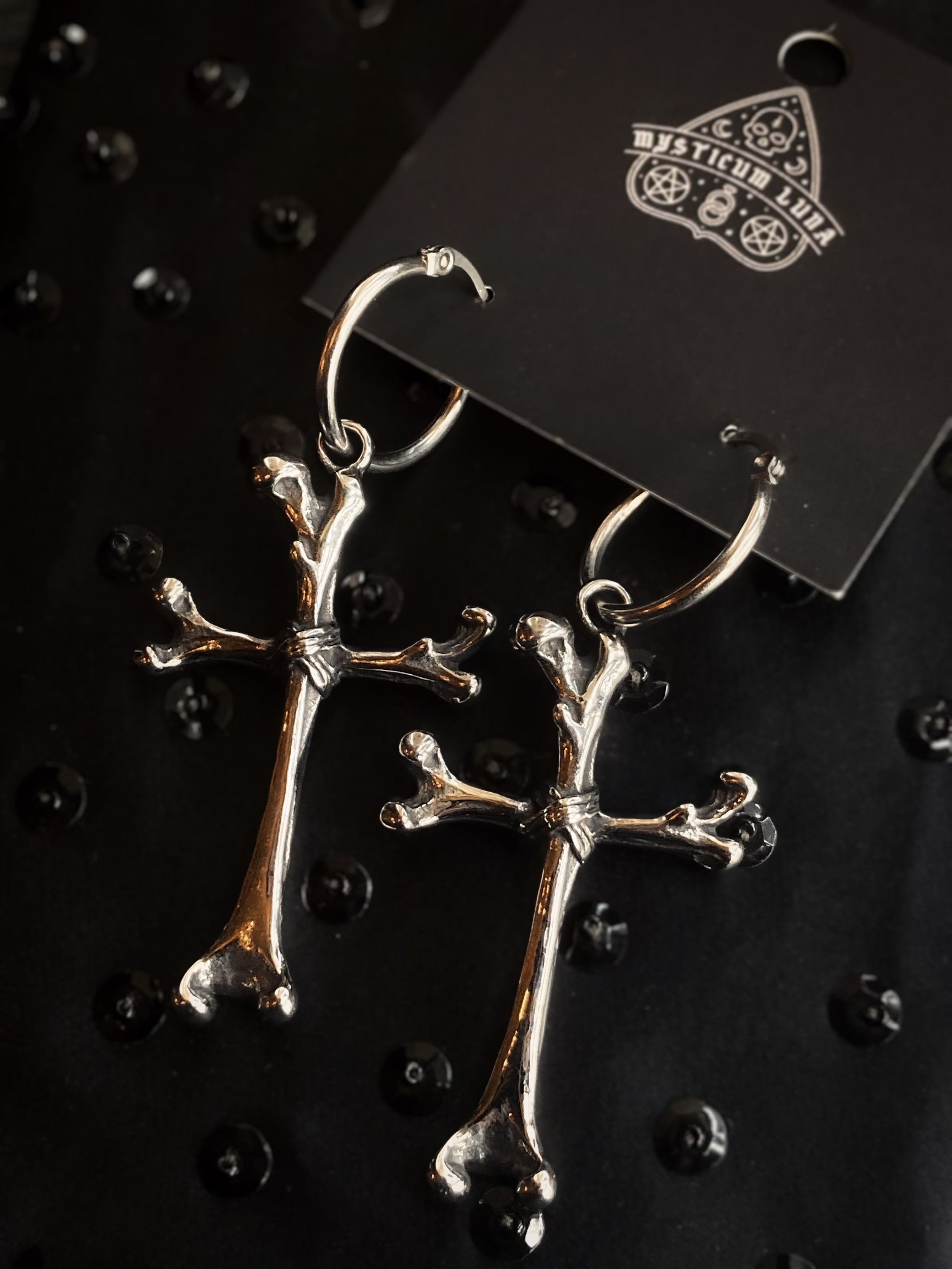 Osteomancy Hoop Earrings