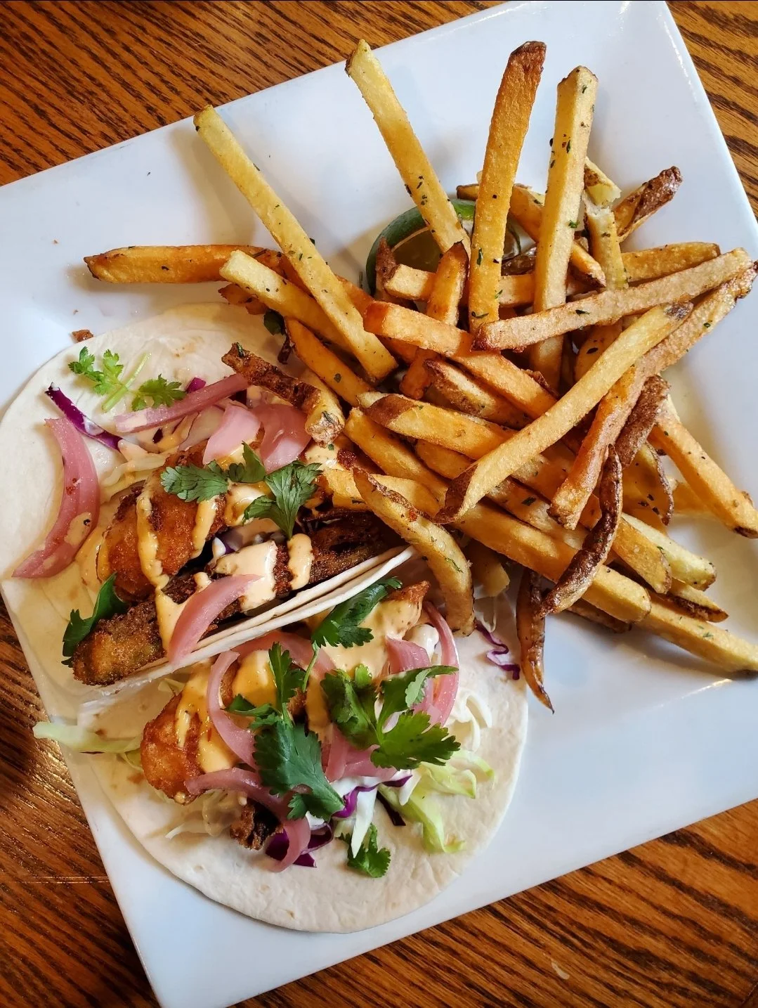 WALLEYE TACOS