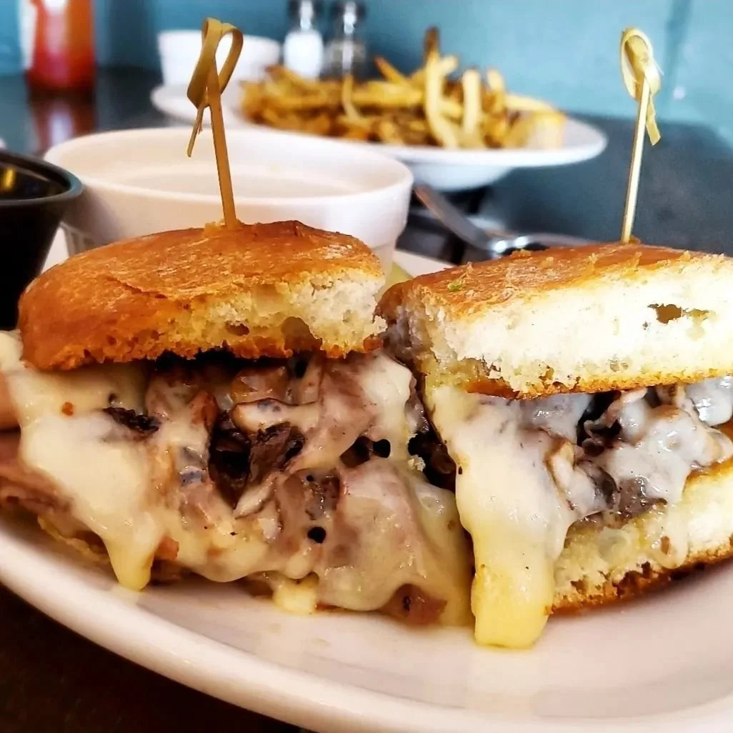 Rueben and truffle fries