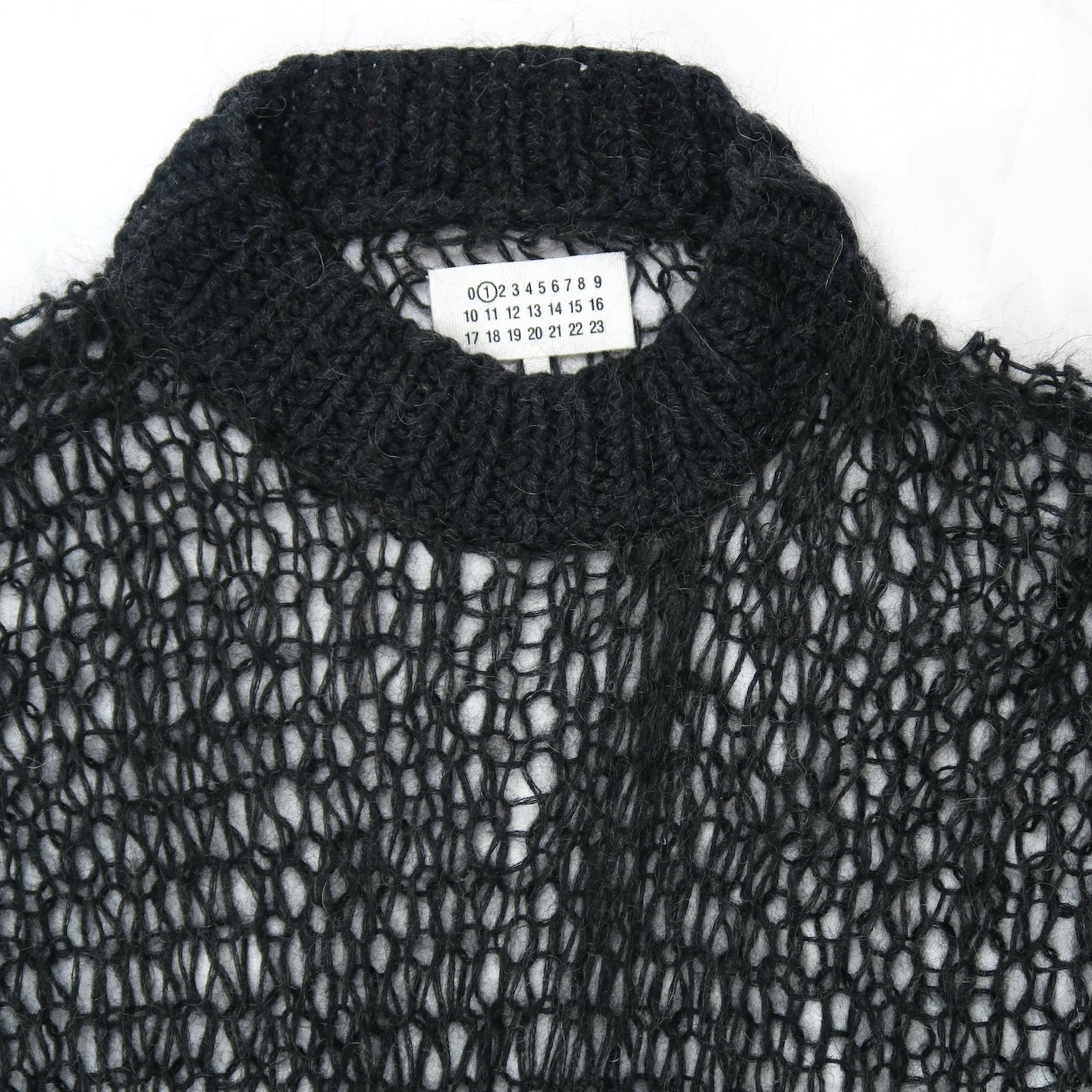 Maison Martin Margiela Punk Mohair Loose-Guage Knit Sweater — DENIMGLASSES