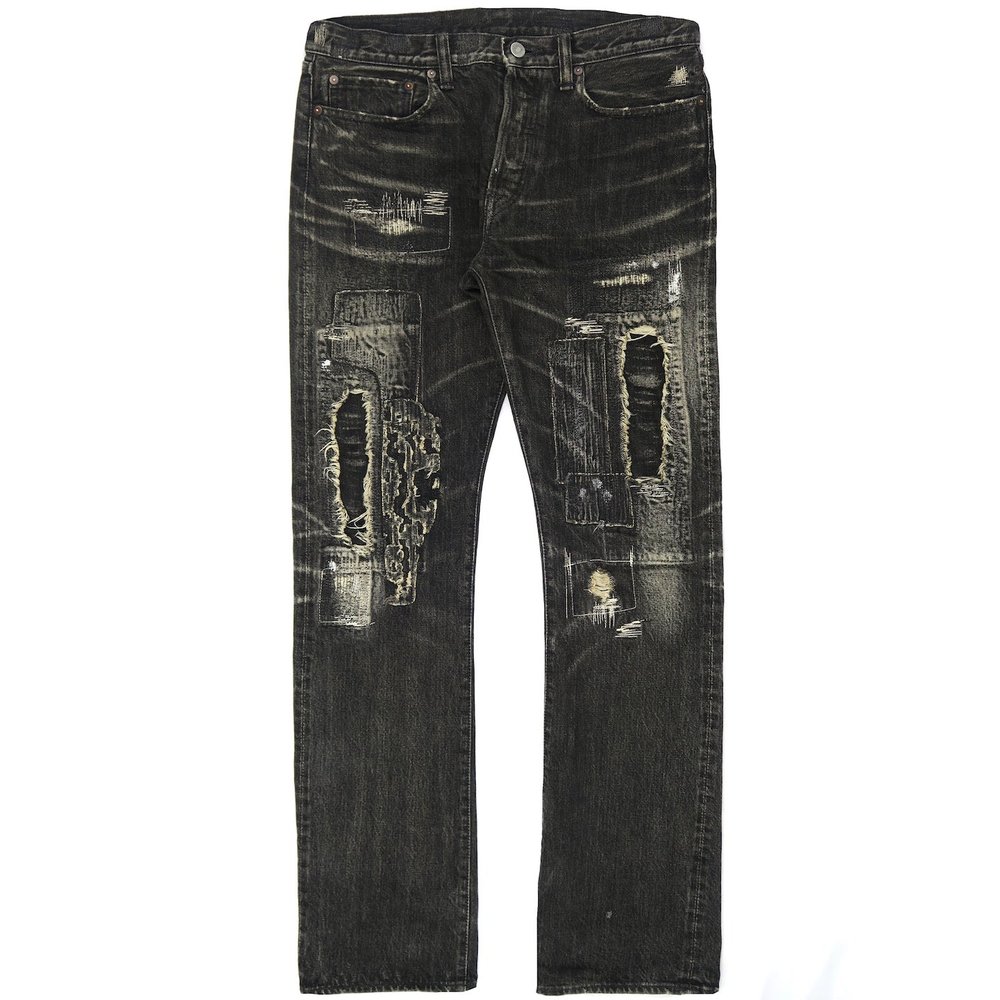 Kapital, Jeans, Kapital Bootcut Denim Boro Jeans