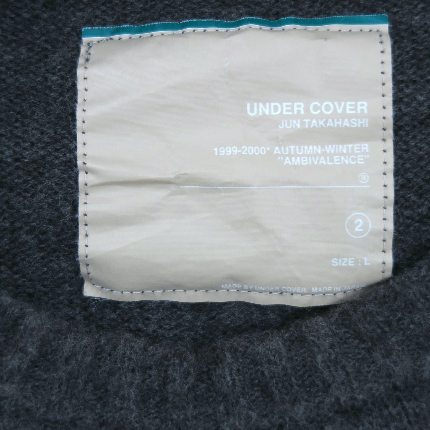 Undercover AW1999-2000 ‘Ambivalence’ Mohair Sweater — DENIMGLASSES