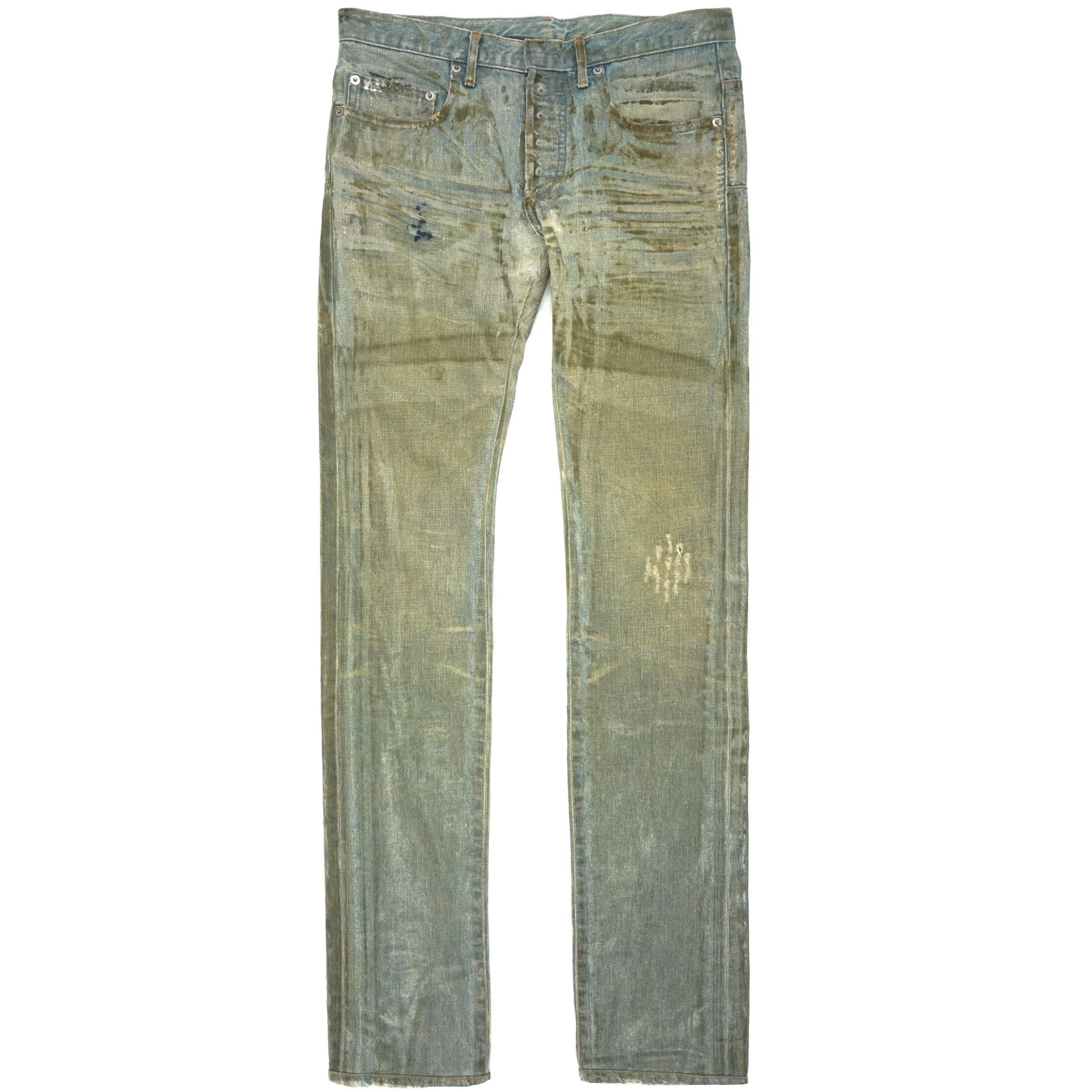 dior waxed denim