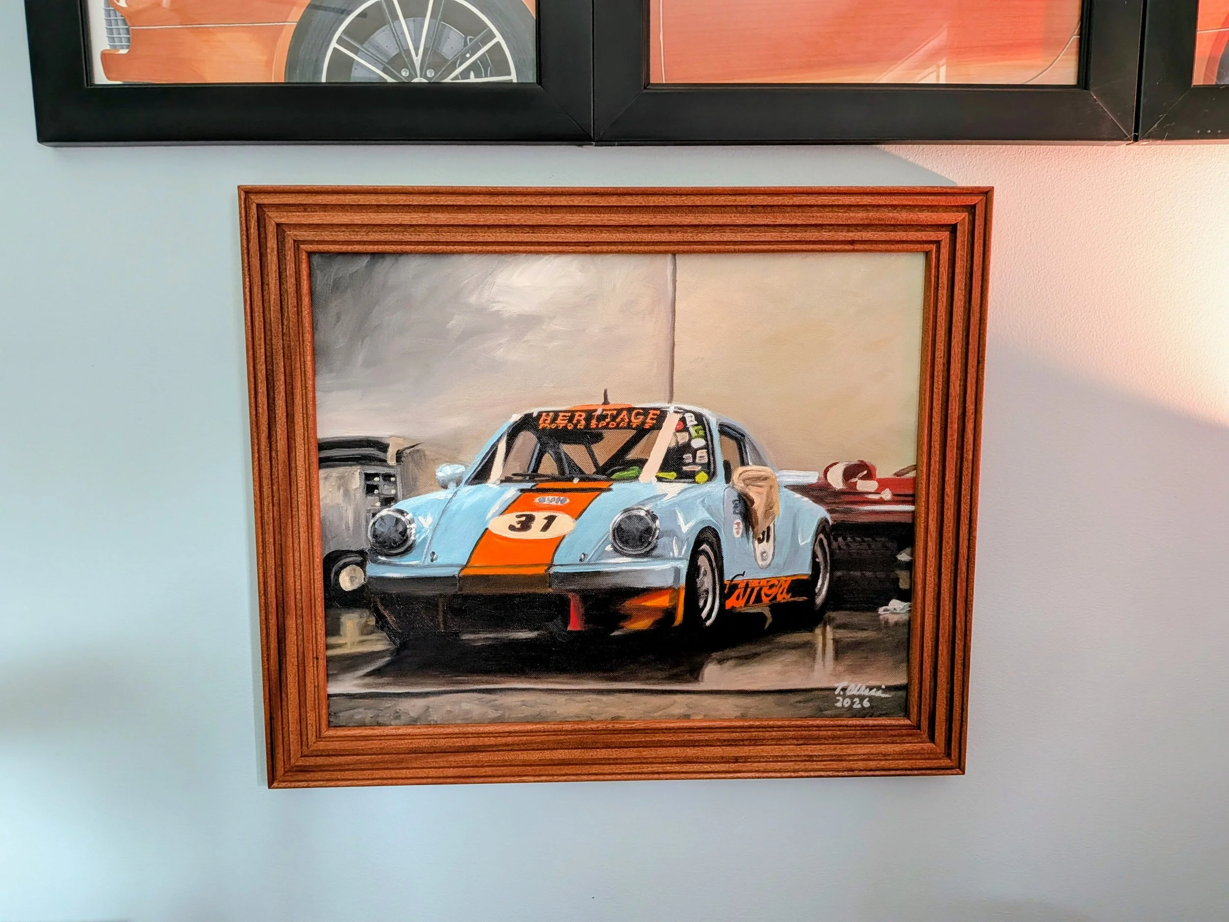 Waiting for the Next Race Framed 2.jpg