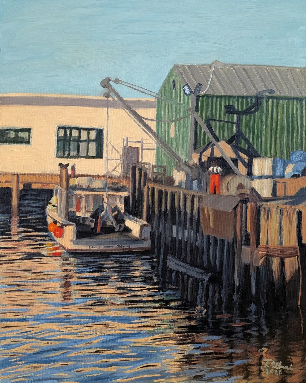 Loading Bait Oil Painting
