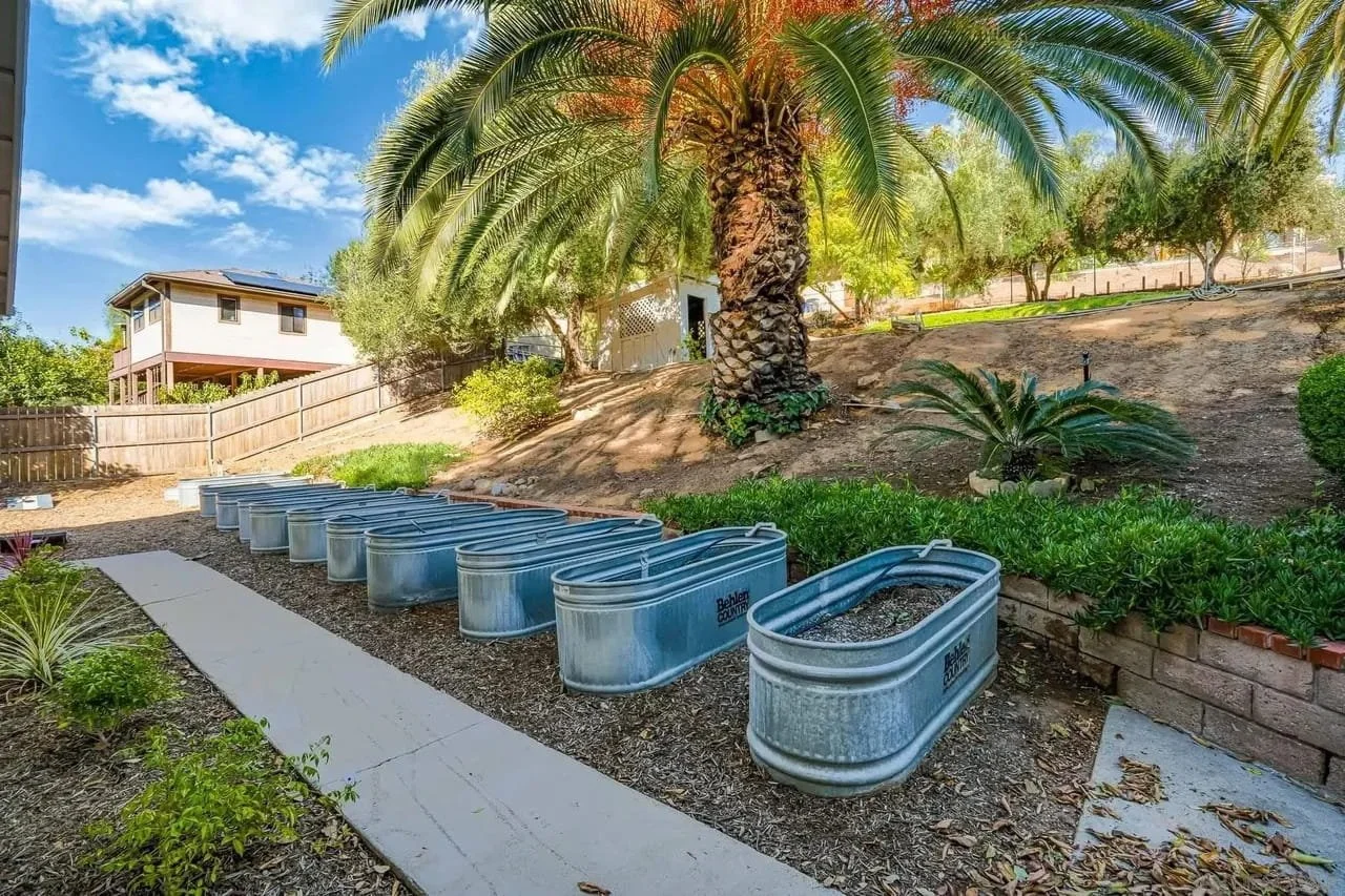 14259 Midland Road, Poway, CA | Nick Kordiak Homes | San Diego Real Estate - Backyard Garden