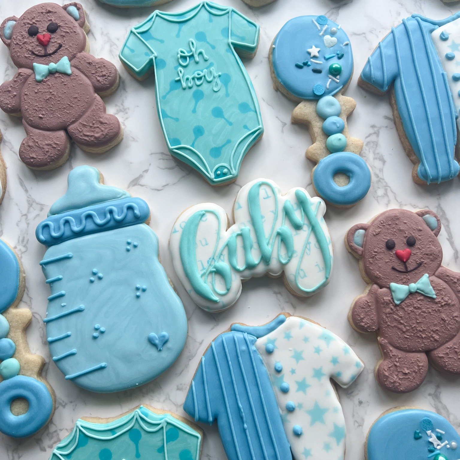 🧸 Oh baby (boy)! 🧸
&bull;
🇮🇱 My heart is always with the people of Israel 🇮🇱 #amyisraelchai #stopjewhate #bringthemhome
&bull;
#Sweetsbymichelle #sweets #desserts #cookies #customcookies #sugarcookies #sugarcookiemarketing #sugarcookiesofinstag
