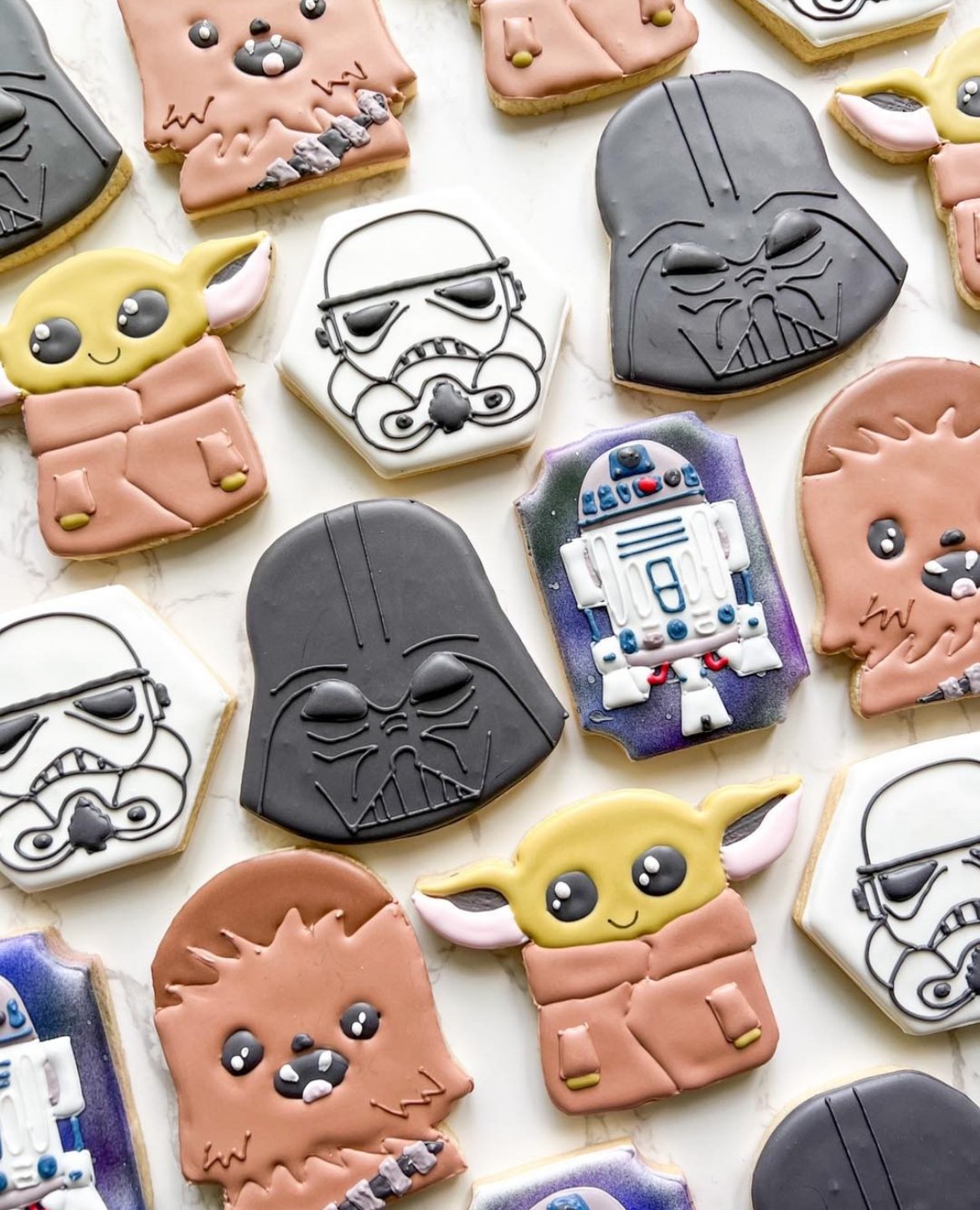 💫 May the Fourth Be With You 💫
&bull;
🇮🇱 My heart is always with the people of Israel 🇮🇱 #amyisraelchai #stopjewhate #bringthemhome
&bull;
#Sweetsbymichelle #sweets #desserts #cookies #customcookies #sugarcookies #sugarcookiemarketing #sugarcoo