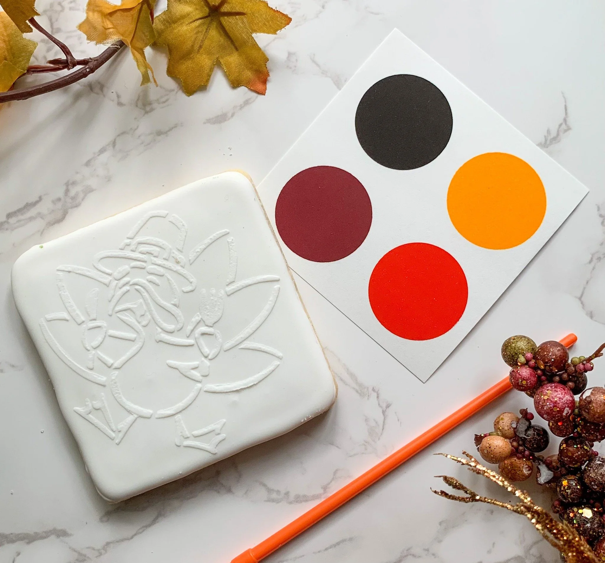 🦃 Thanksgiving Cookie Presale! 🍂
Keep the little turkeys busy (and happy!) this Thanksgiving with our Paint-Your-Own and DIY Cookie Decorating Sets! 🎨🍪

Perfect for:
✨ Kids&rsquo; tables and family gatherings
🎁 Host gifts
🎨 A fun fall activity 