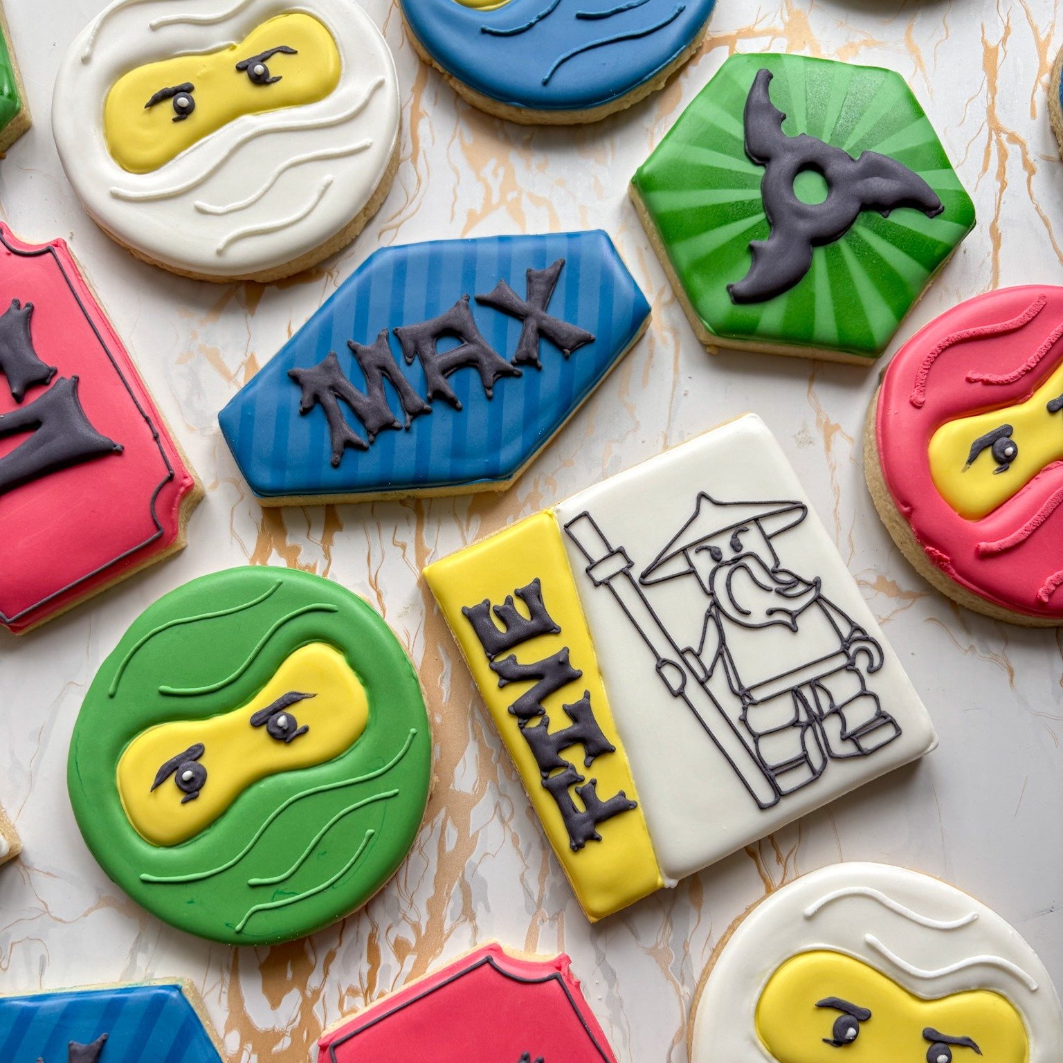 Ninja skills&hellip; but make them cookies. 🥷🍪

These Ninjago-inspired cookies were made for a birthday ninja ready to celebrate in style! Bright colors, bold details, and plenty of sweet power to fuel the party.

Custom cookies are the perfect way