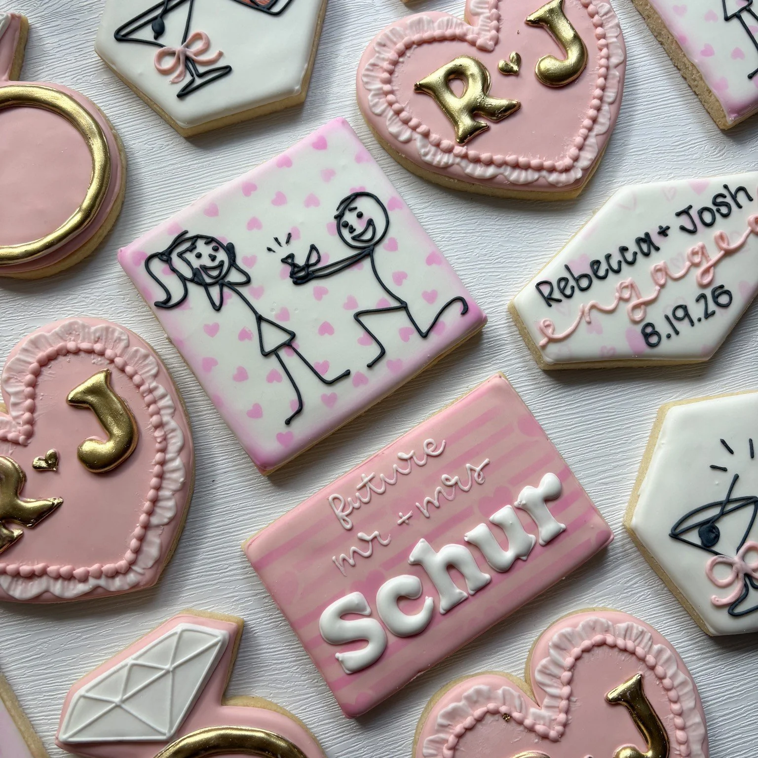 💍✨ Cheers to the Future Mr. &amp; Mrs.! ✨💍

A little sweetness for a very special &ldquo;YES!&rdquo; 💕 These engagement cookies are the perfect way to celebrate love, the next chapter, and all the exciting wedding planning to come! 🥂💍

Whether y