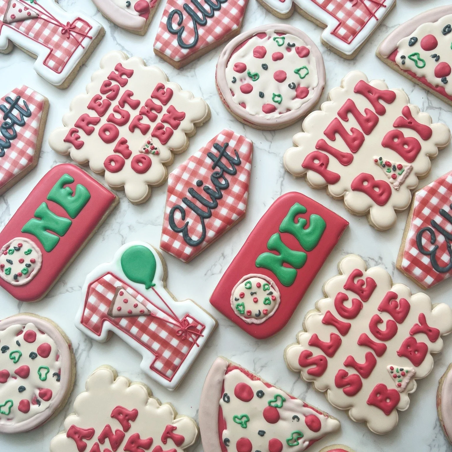 🍕🎉 Let&rsquo;s Get This Party Poppin&rsquo;! 🎉🍕

Nothing says &ldquo;party time&rdquo; quite like pizza&hellip; especially when it&rsquo;s in COOKIE form! 🍪🍕 These pizza party themed cookies are the perfect sweet treat for a celebration that&rs