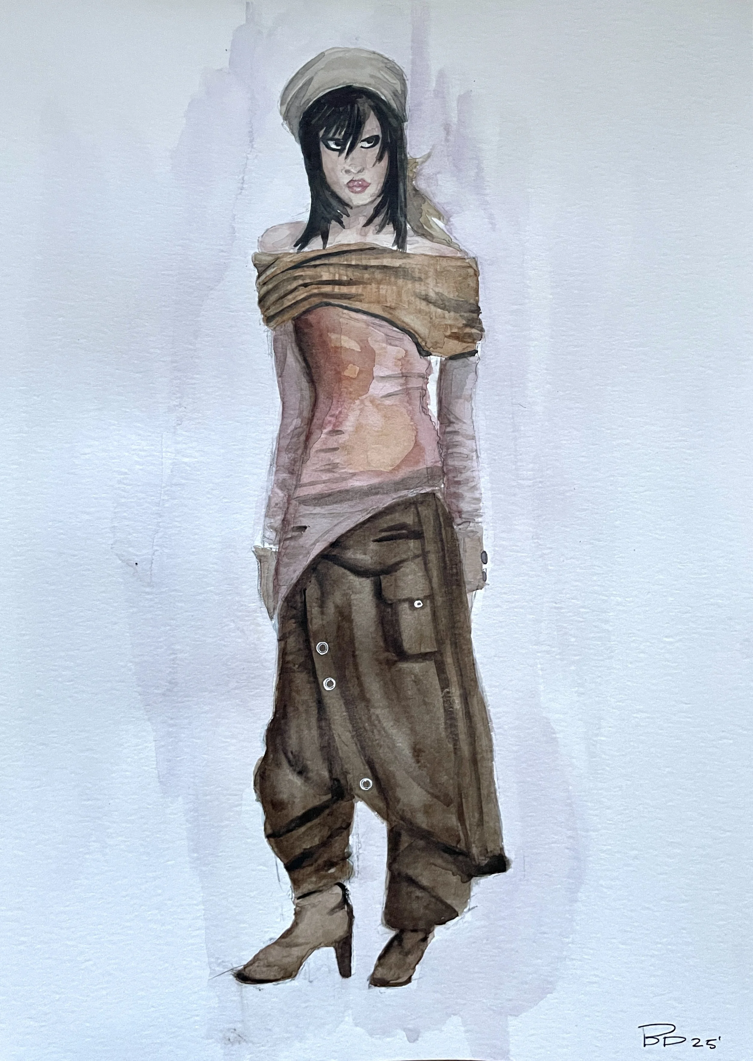 "Practice 2" - 2025 [Watercolor]