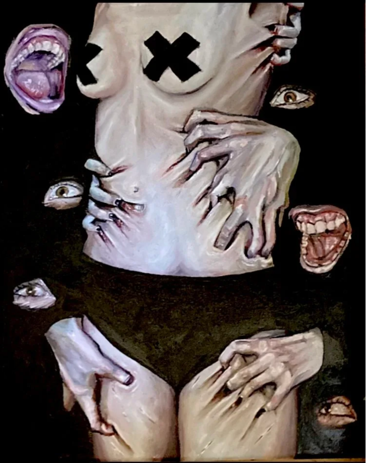 "An Eternity of Torture" - 2022 (Oil Paint)