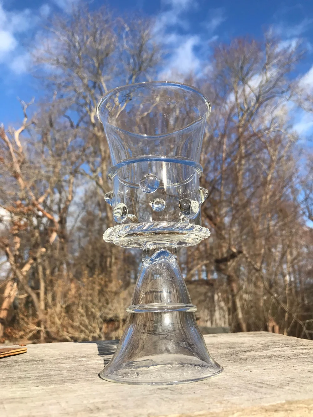 Borosilicate Game of Thrones Goblet | Cersei Wine Glass | Lannister Glass |  Game of Thrones Goblet | Cersei Cup  Our Glass Creations