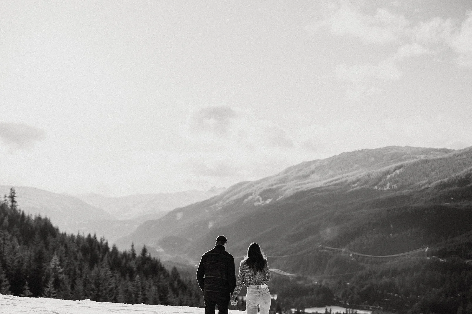 Sunset Whistler Engagement Session