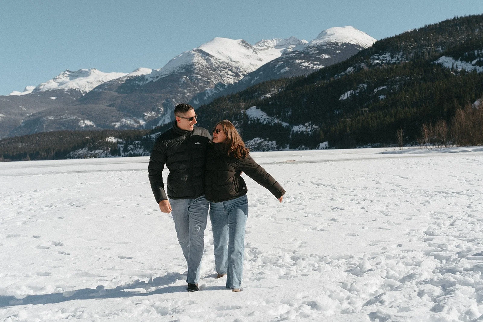 Winter Helicopter Proposal in Whistler