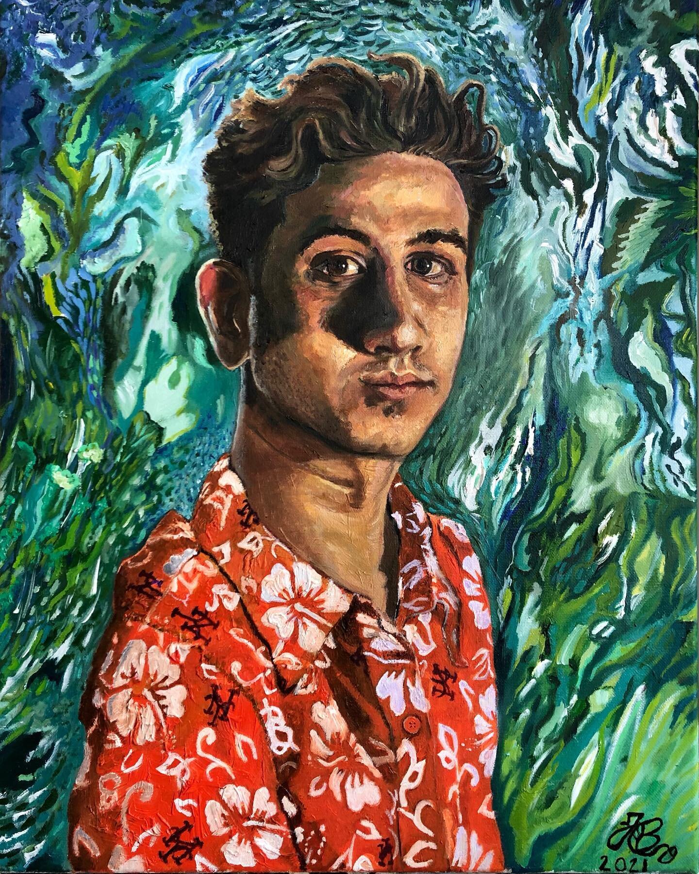 Self Portrait &bull; oils on canvas &bull; 16x20&rdquo; &bull; 2021