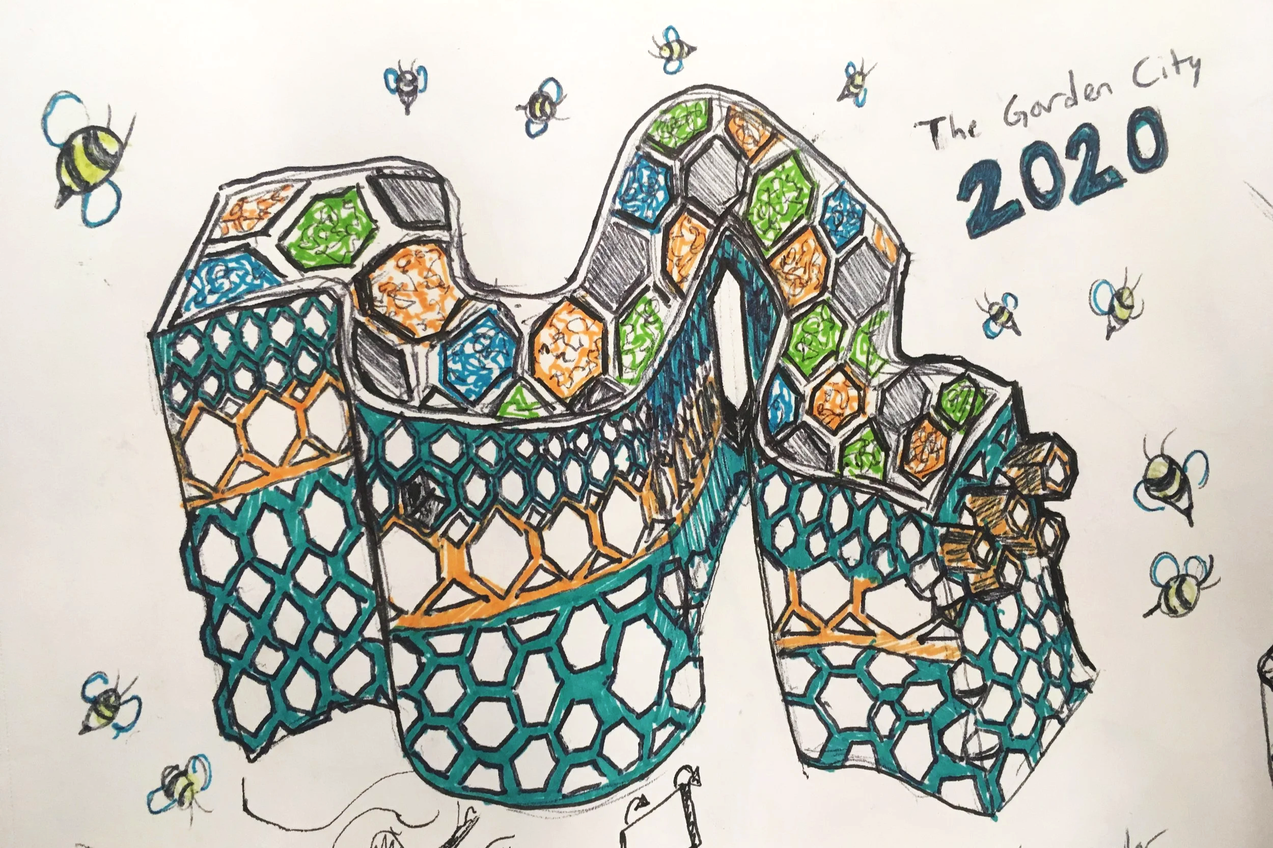 Urban beekeeping sketch