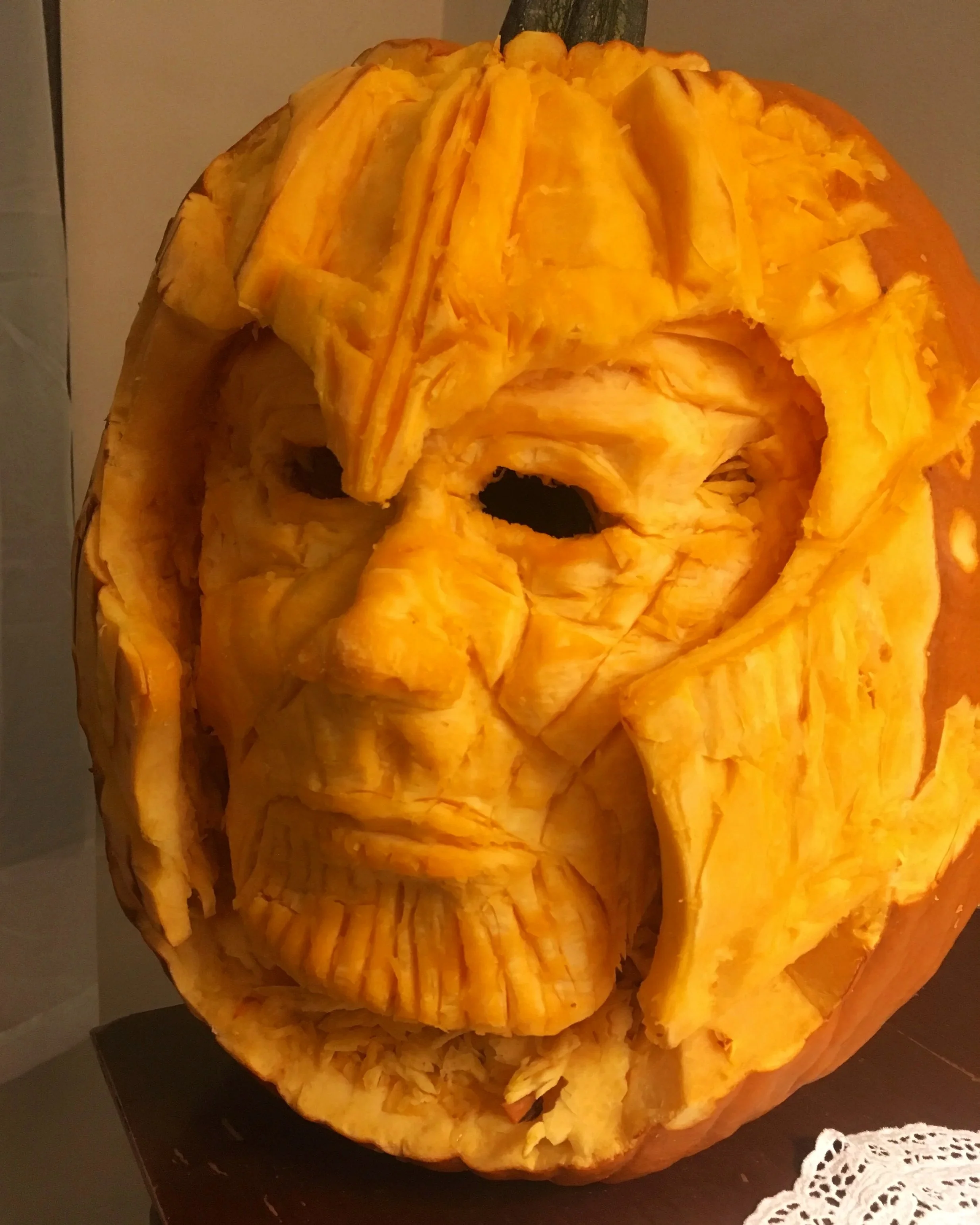 Thanos pumpkin- 2019