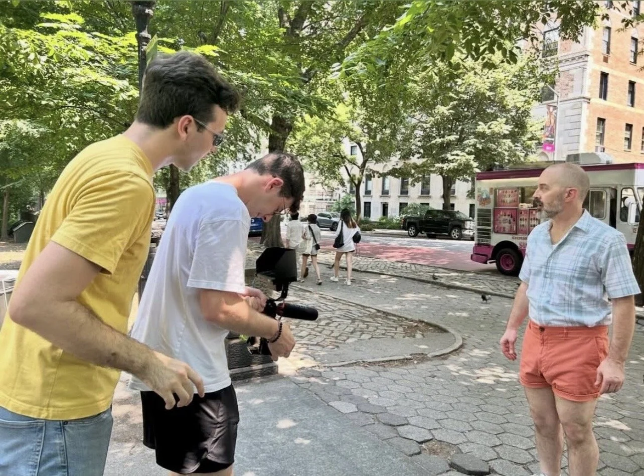 DAY 1: The initial shoot in the park before the rain forecast came out heavier than expected...